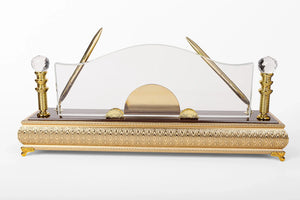 BLACK WOOD DESK PYRAMID GRILL W-2022