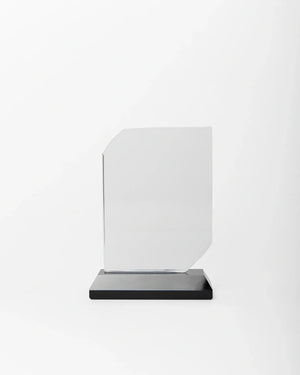 SMALL CRYSTAL AWARD WITH BLACK BASE C-1036