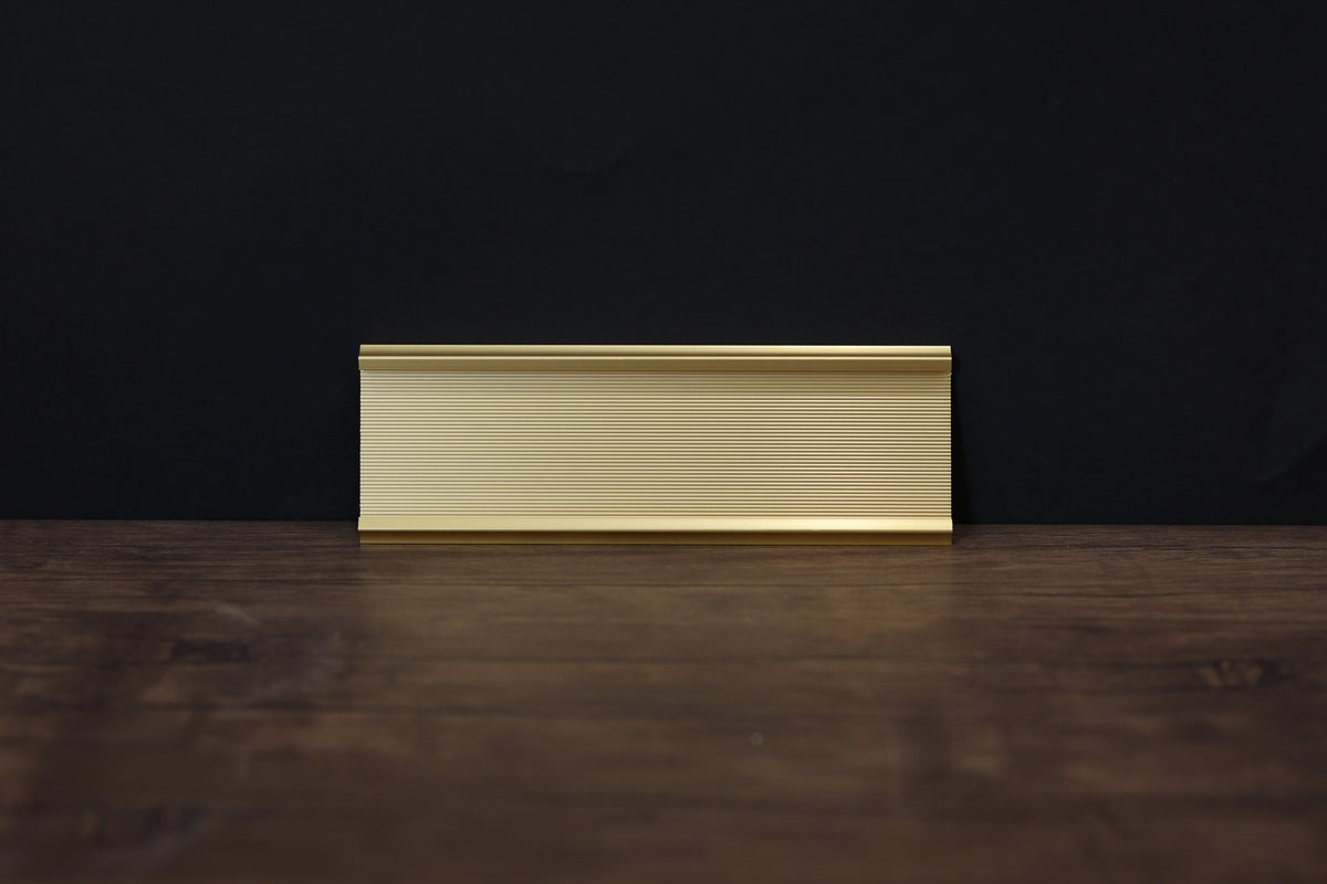 GOLD BRUSHED ALUMINUM STAND 5×20 CM F-13