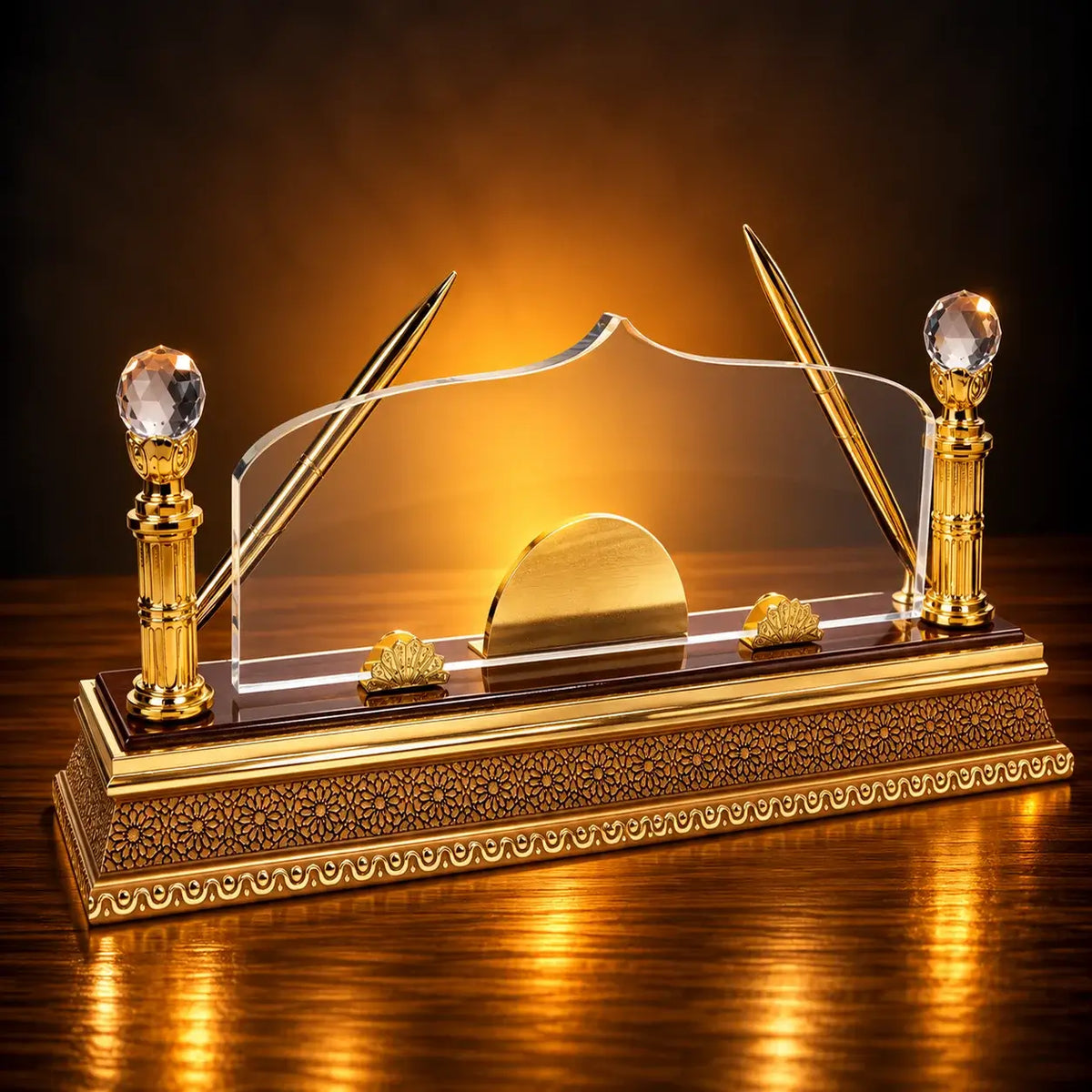 Gold Islamic Desk Pyramid AS-W-25C