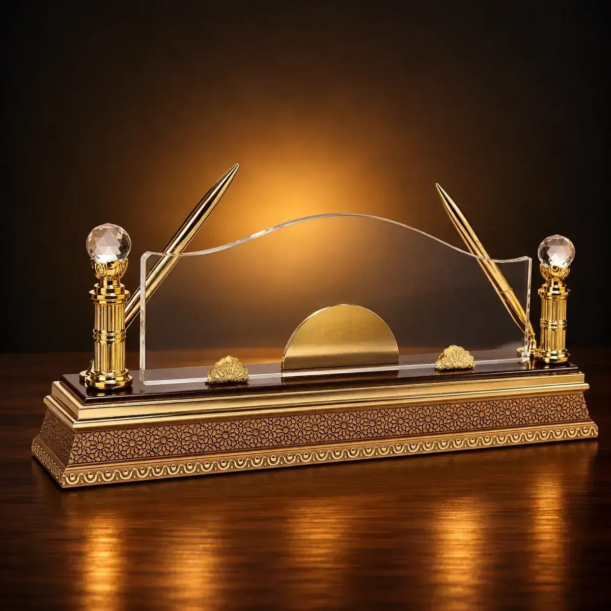 Gold Islamic Desk Pyramid AS-W-25a