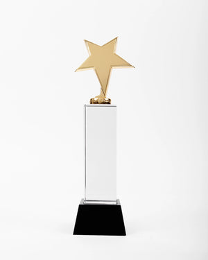 Large Golden Star Oscar Trophy OS-1030G