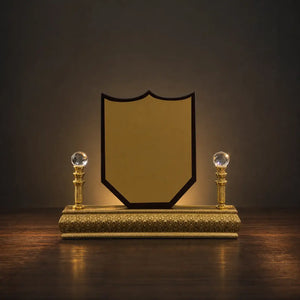 Small Brown Gate Shield AS-W-17A