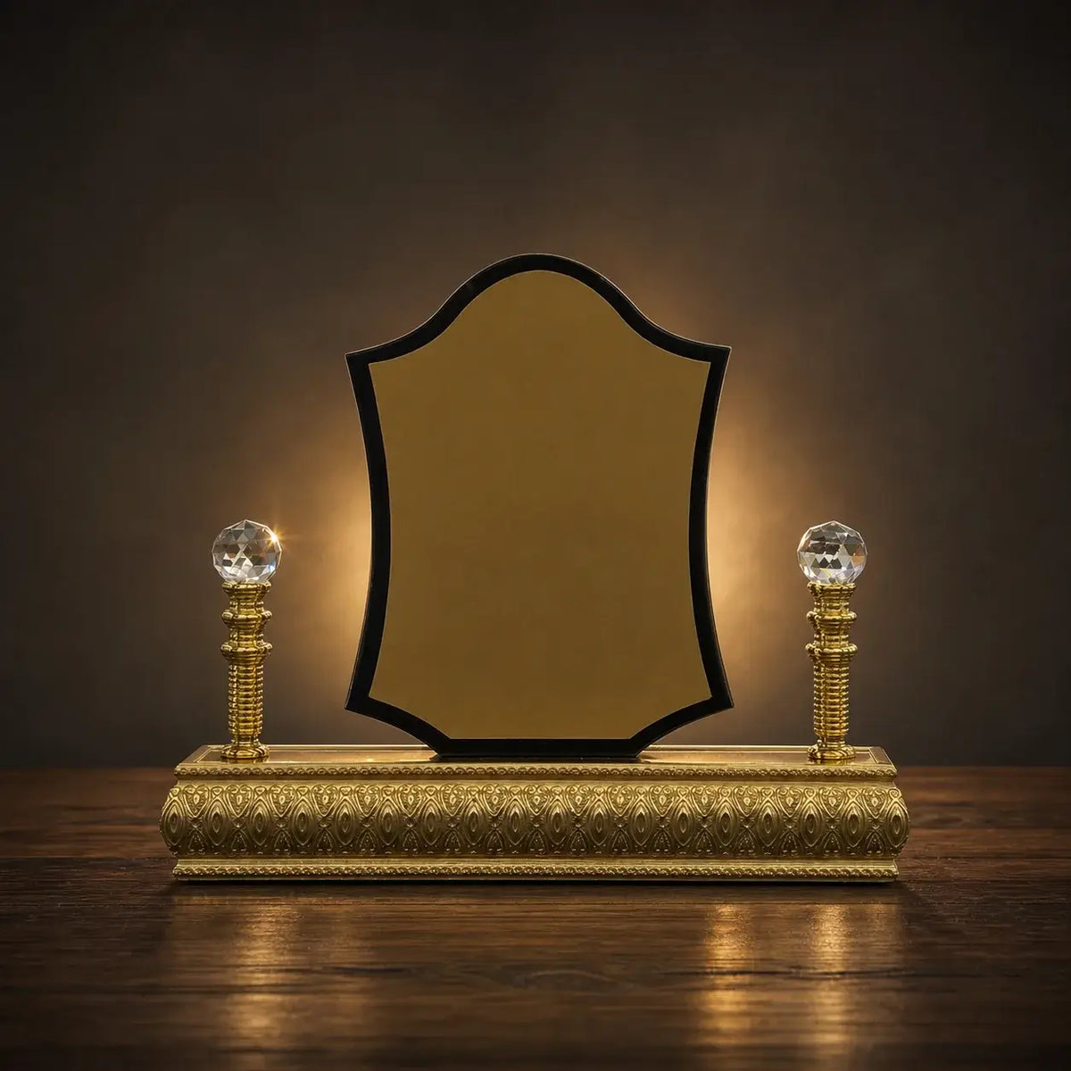 Small Brown Gate Shield AS-W-17C