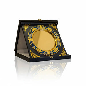 Black Leather Tray W-1014