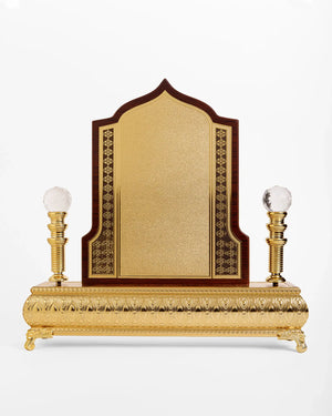MEDIUM B GATE AWARD WITH GOLD FINISH W-3008