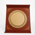 ROUND LEATHER SHIELD W-401