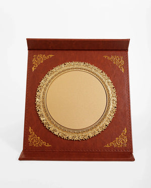 ROUND LEATHER SHIELD W-401