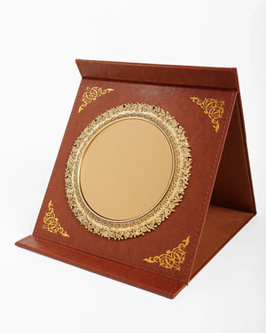 ROUND LEATHER SHIELD W-401