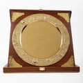 MEDIUM BROWN & GOLD PLATE AH-6-50