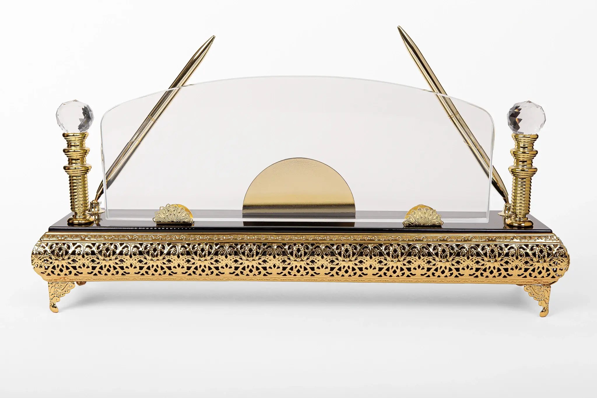 BLACK WOOD DESK PYRAMID GRILL AS-AH-41
