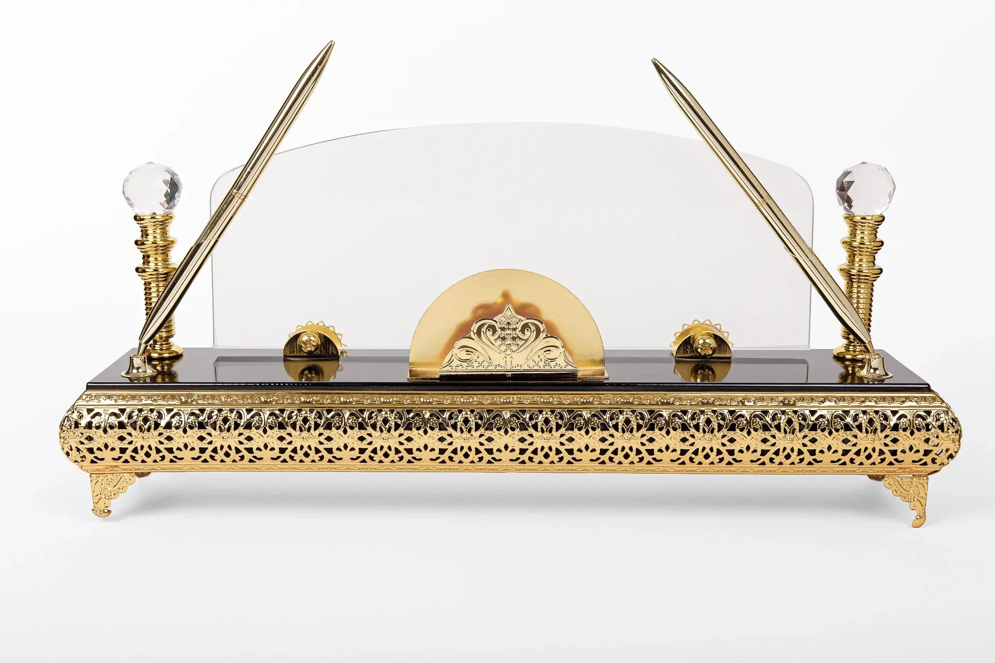 BLACK WOOD DESK PYRAMID GRILL AS-AH-41