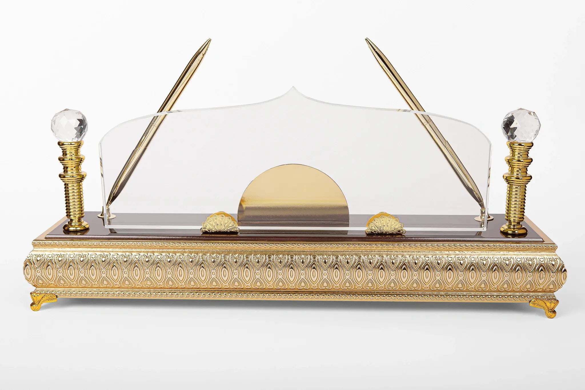 BLACK WOOD DESK PYRAMID GRILL AS-AH-44