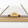 BLACK WOOD DESK PYRAMID GRILL W-2022