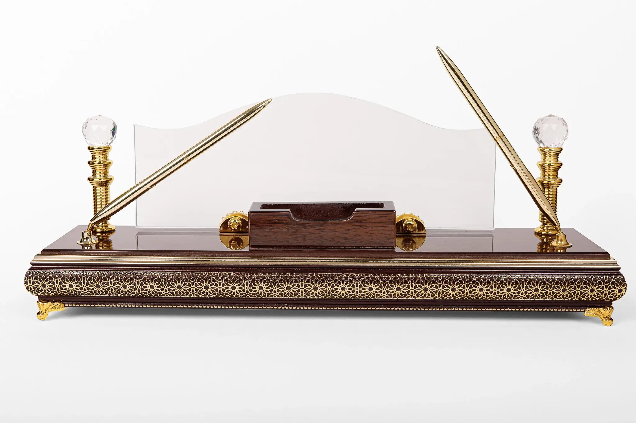 ISLAMIC WOODEN DESK PYRAMID AS-AH-47