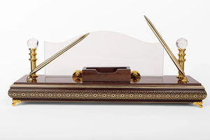 ISLAMIC WOODEN DESK PYRAMID W-2040