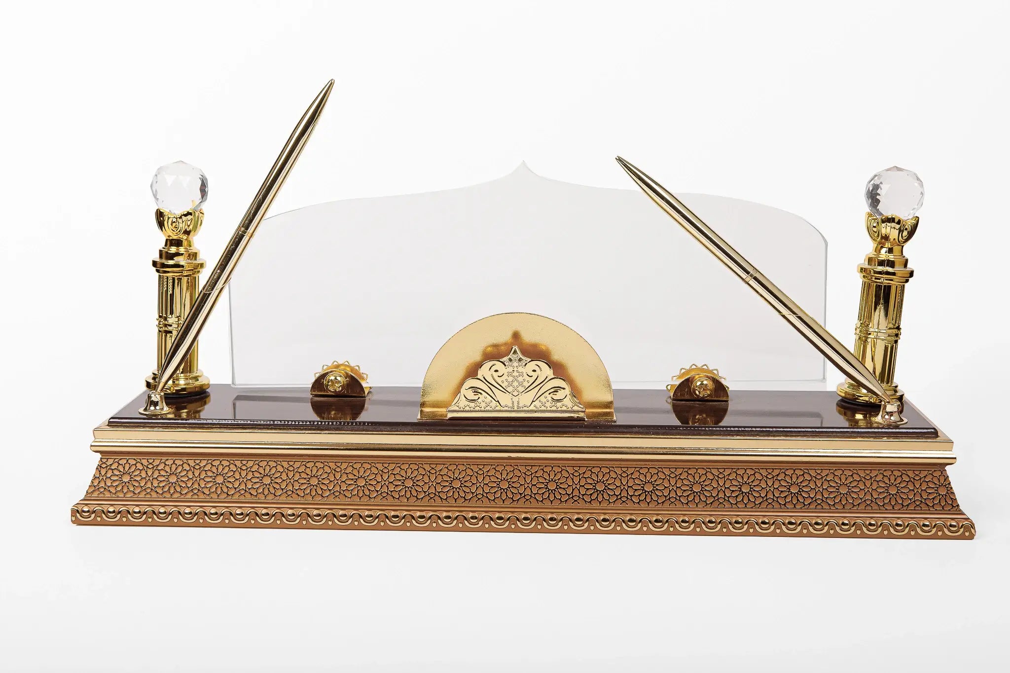 ISLAMIC GOLDEN DESK PYRAMID AS-AH-50 ( WHOLESALE )