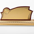 GOLD WOODEN DESK PYRAMID W-2050