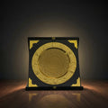Large Wooden Plate – Black & Gold AS-W-6