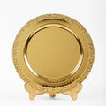 DECORATED GOLD METAL PLATE Atb-013