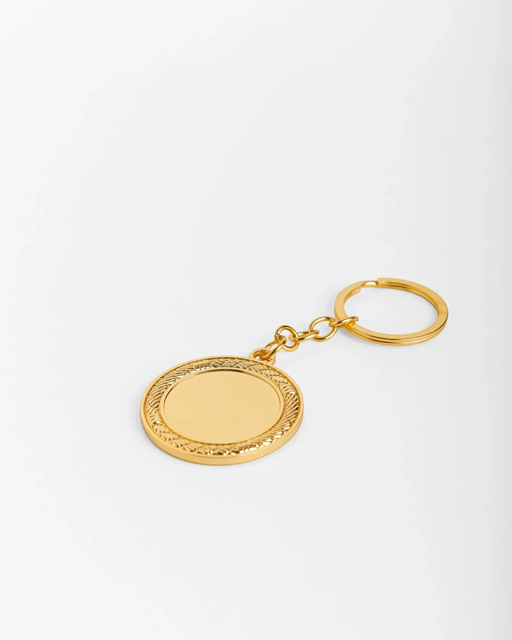 BLANK GOLD KEYCHAIN MEDAL ATB-032