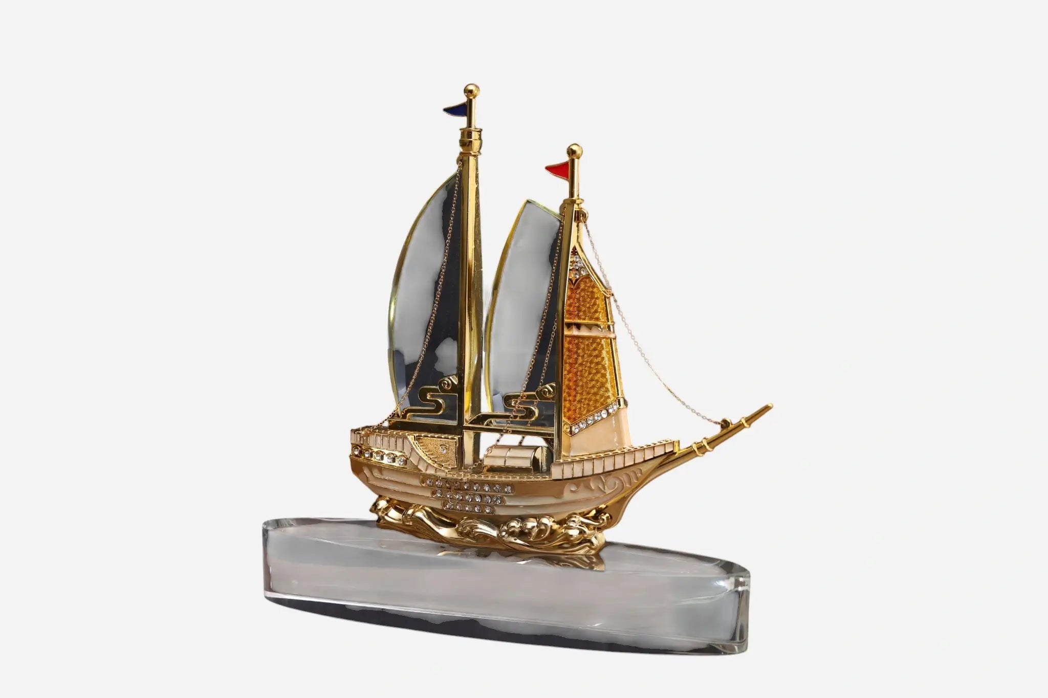 CRYSTAL SAILBOAT BOX-06 ( WHOLESALE  )