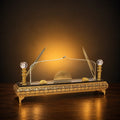 Brown Pyramid Incense Burner AS-W-20