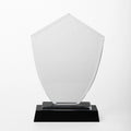 Large Crystal Triangle Award With Black BASE C-1001