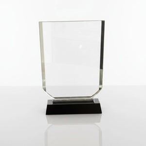 Large Crystal Award with Black Base C-1003