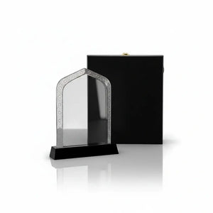 Islamic Dome Crystal Award with Wooden Box C-1211