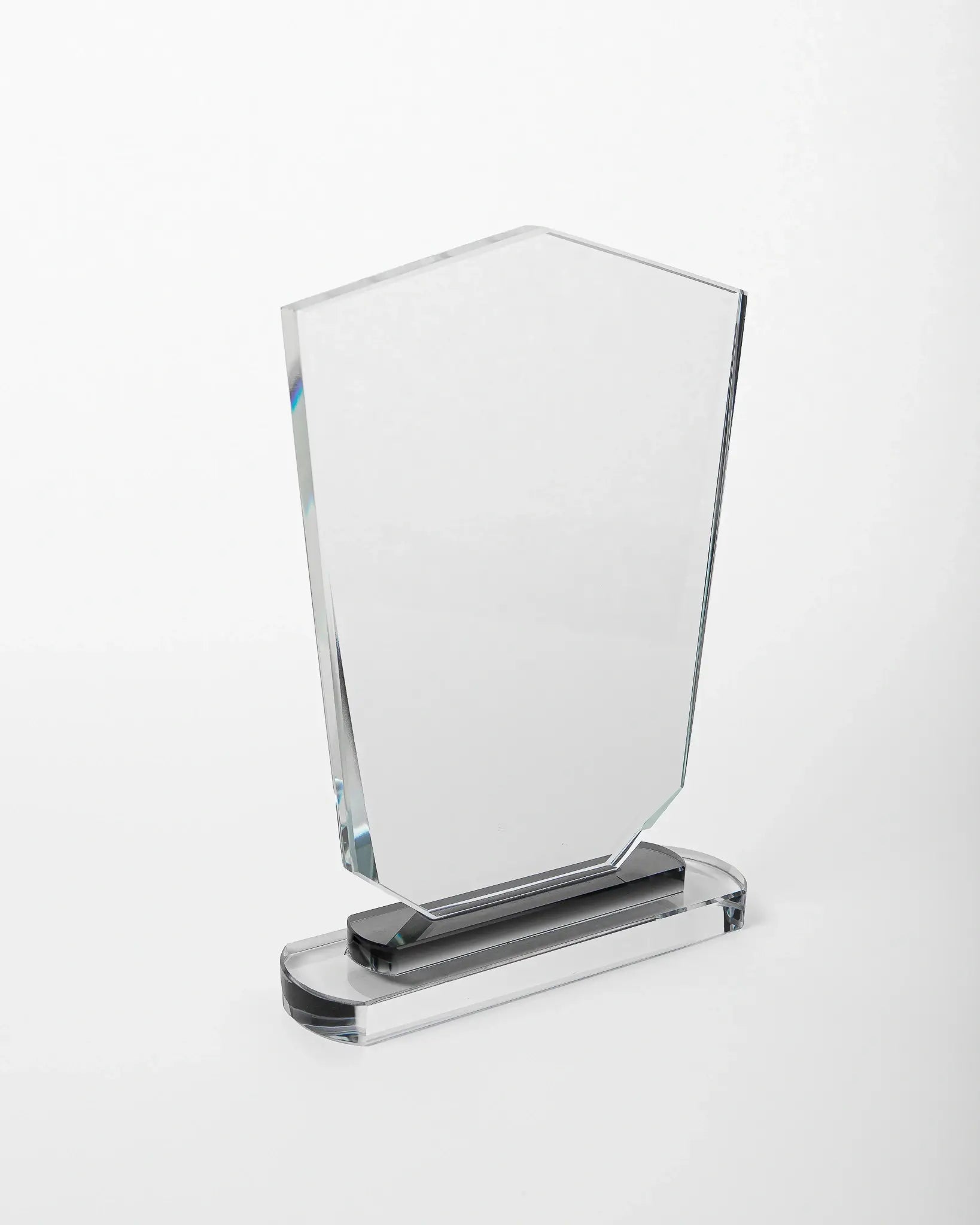 LARGE CRYSTAL AWARD WITH CLEAR BASE C-13  ( WHOLESALE )
