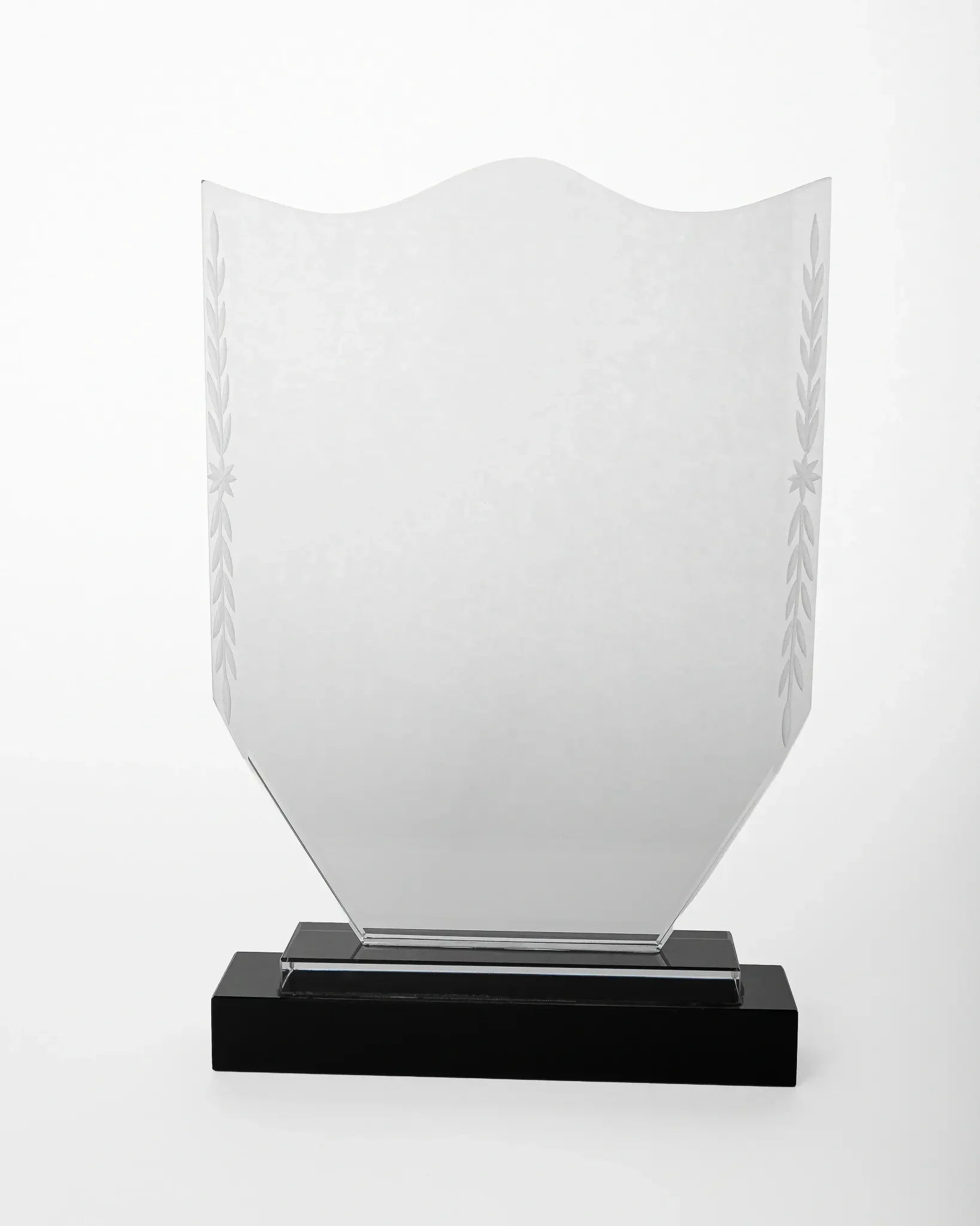JUMBO CRYSTAL AWARD WITH BLACK BASE C-15