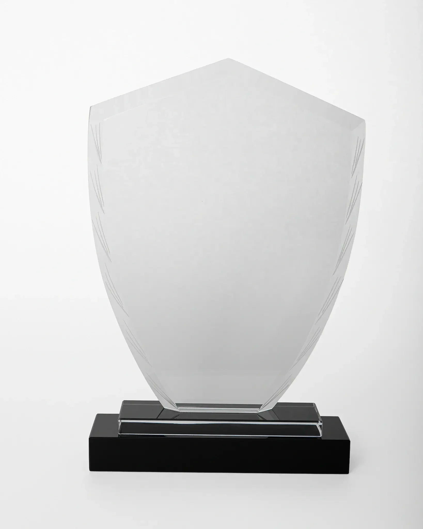 JUMBO CRYSTAL AWARD WITH BLACK BASE C-16 ( WHOLESALE )
