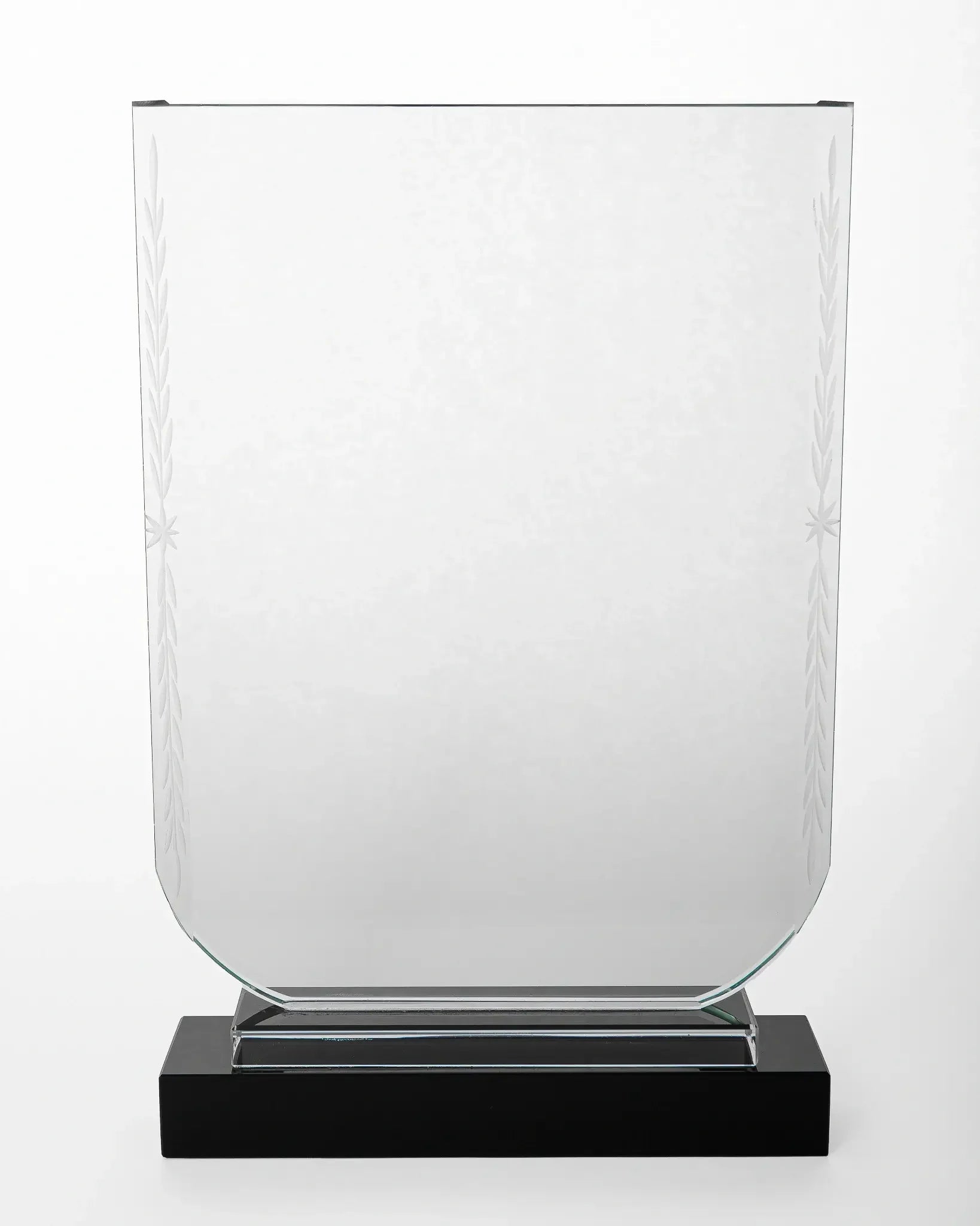 JUMBO CRYSTAL AWARD WITH BLACK BASE C-19