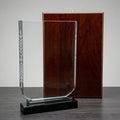 JUMBO CRYSTAL AWARD WITH BLACK BASE C-19
