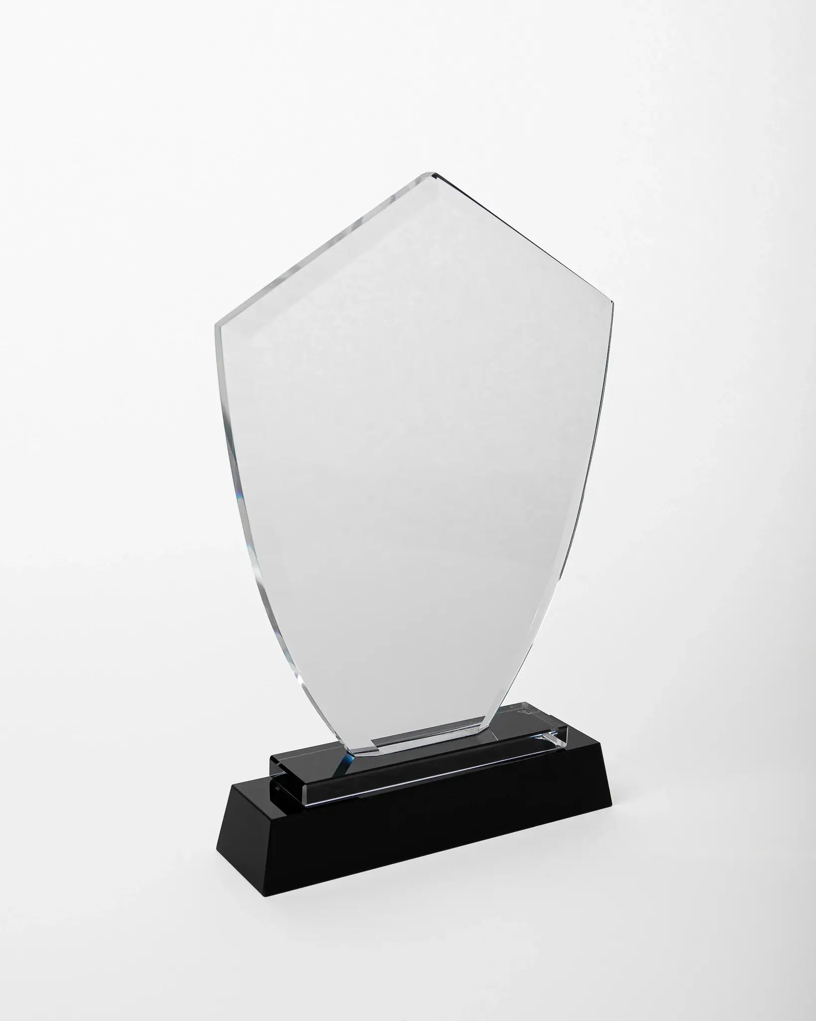 LARGE CRYSTAL AWARD WITH BLACK BASE C-1 ( WHOLESALE )