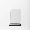 SMALL CRYSTAL AWARD WITH BLACK BASE C-1036