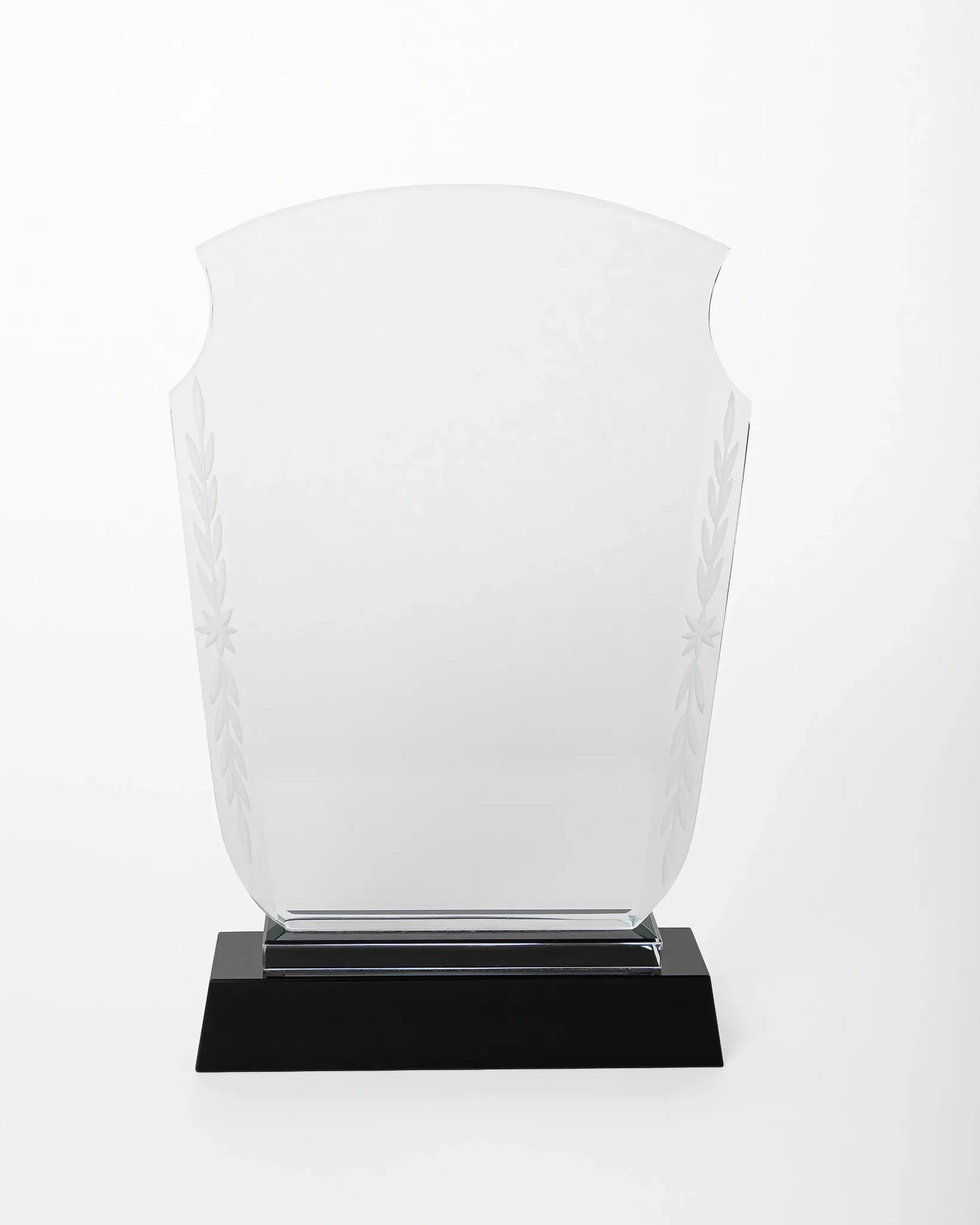 CRYSTAL AWARD WITH BLACK BASE C-43 ( WHOLESALE )