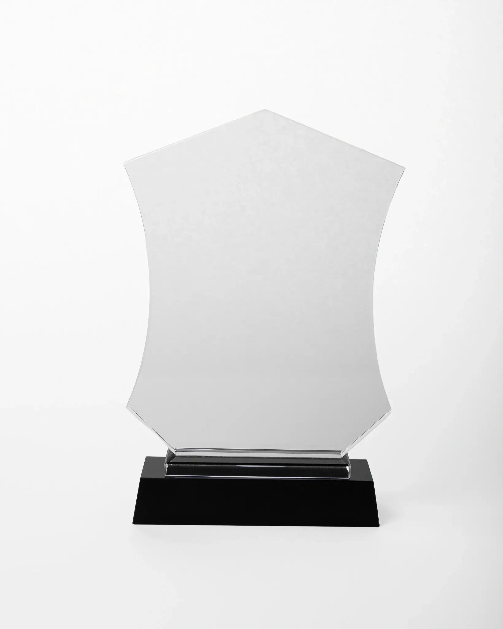 LARGE CRYSTAL AWARD WITH BLACK BASE C-5 ( WHOLESALE )