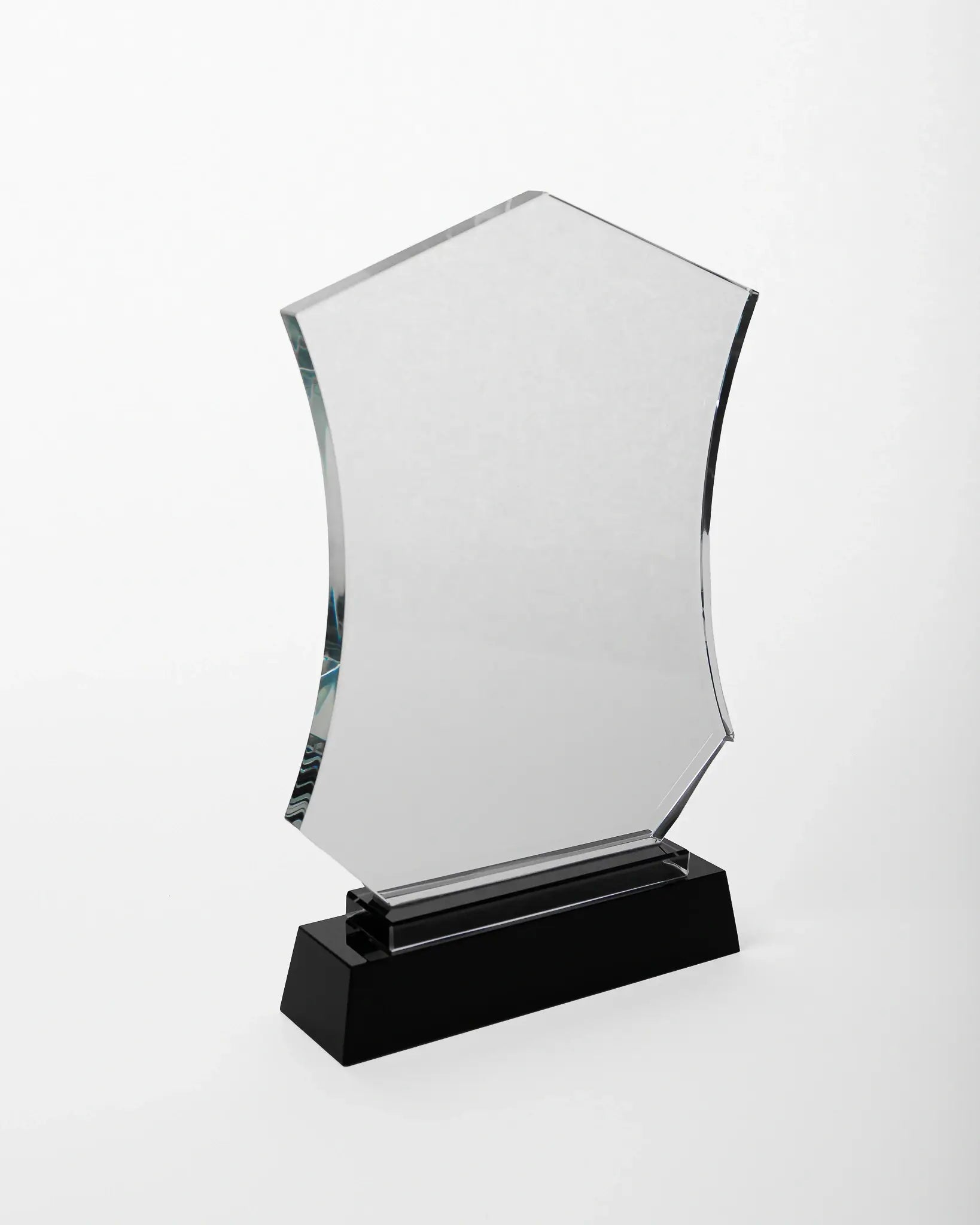 LARGE CRYSTAL AWARD WITH BLACK BASE C-5 ( WHOLESALE )