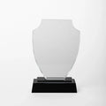 MEDIUM CRYSTAL AWARD WITH BLACK BASE C-1009