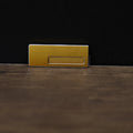 GOLD MESH METAL BADGE BDG-07