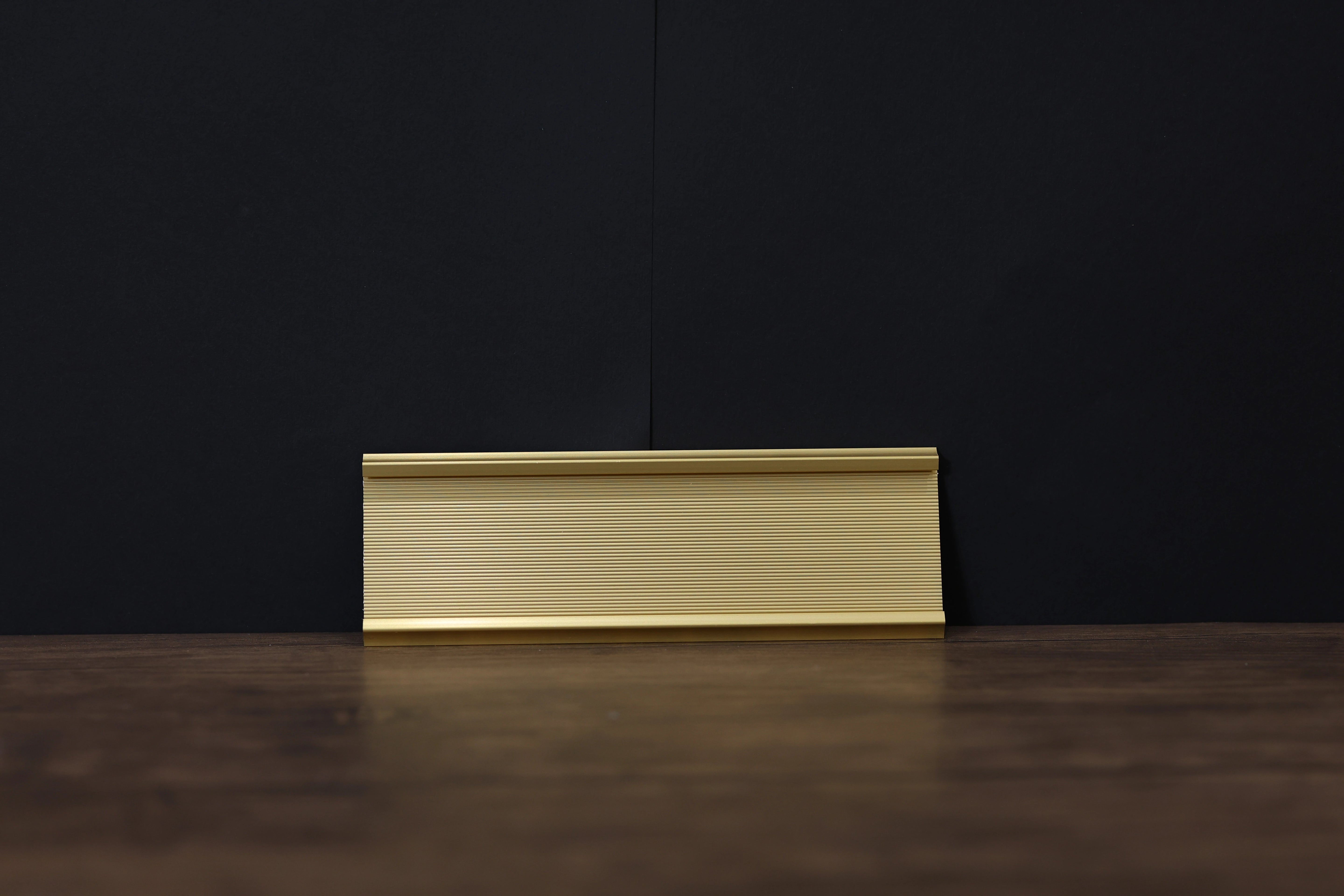 GOLD BRUSHED ALUMINUM STAND 5×20 CM ( WHOLESALE )