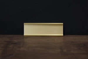 GOLD BRUSHED ALUMINUM STAND 5×20 CM F-13