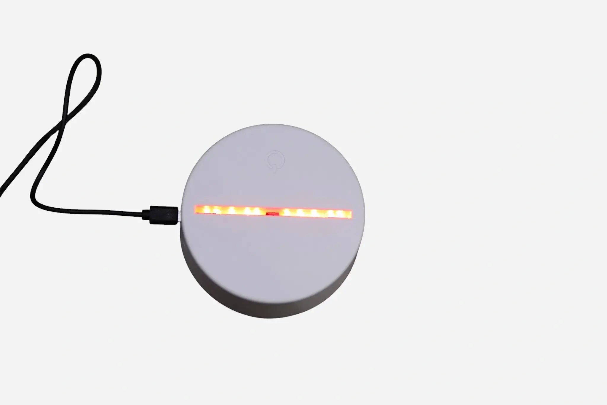 WHITE LED ROUND ACRYLIC BASE G-2 ( WHOLESALE )