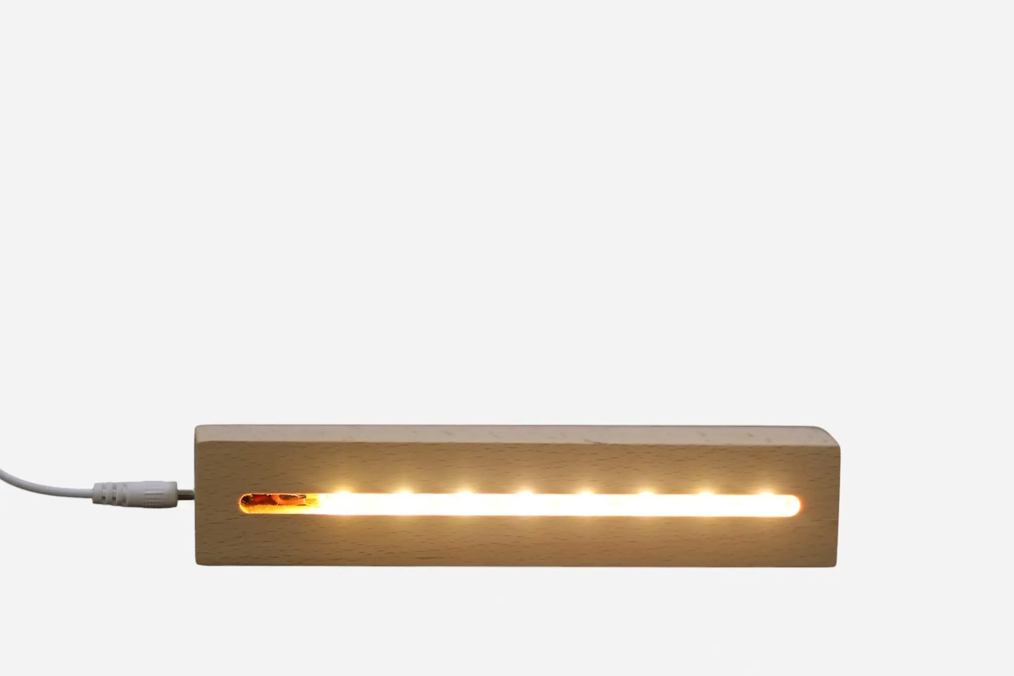 RECTANGULAR WOODEN LED BASE G-3