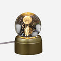 GOLD ROUND LED LAMP G-5