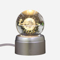 SILVER ROUND LED LAMP G-6