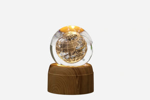 WOODEN ROUND LED LAMP G-4