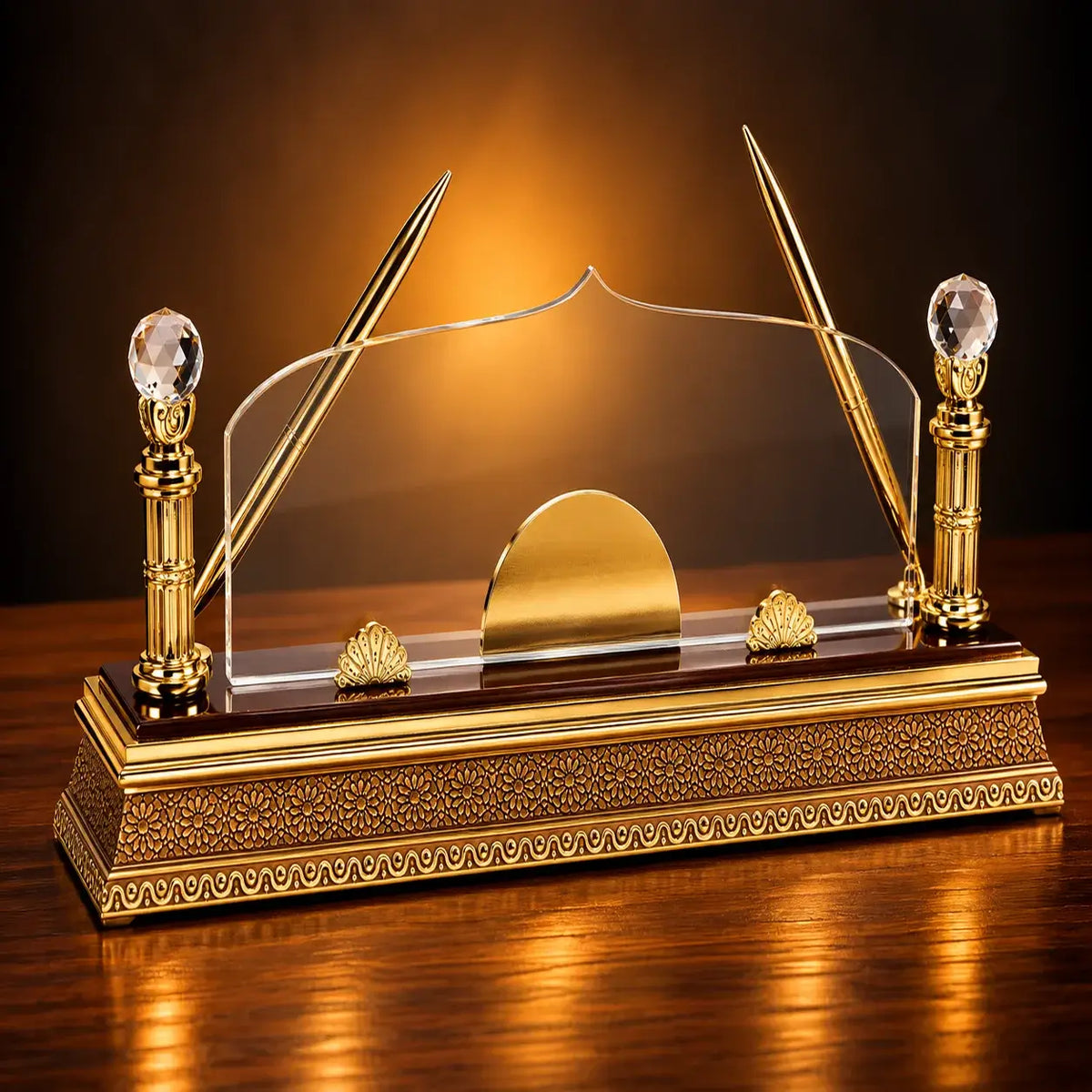 Gold Islamic Desk Pyramid AS-W-25C